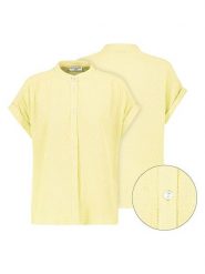 Eight2Nine Bluzka w kolorze żółtym rozmiar: L/XL. Żółte bluzki damskie Eight2Nine, l, bez wzorów, z bawełny, bez kołnierzyka, bez ramiączek. Za 82.99 zł.