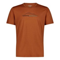 Koszulka merino męska CMP Neil T-Shirt. Czerwone t-shirty męskie CMP, m, bez wzorów, bez kołnierzyka. Za 182.99 zł.