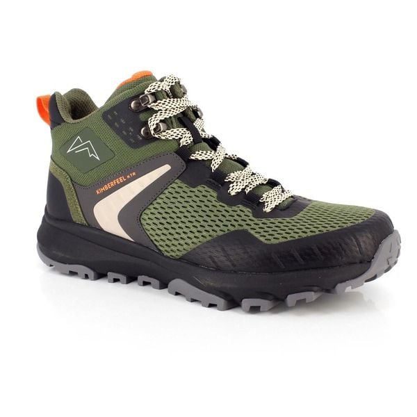 Buty trekkingowe MUTIS dla dorosłych - Khaki. Zielone buty trekkingowe męskie Kimberfeel, bez zapięcia, trekkingowe. Za 426.45 zł.