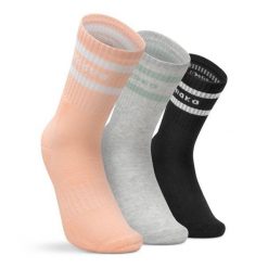 Skarpetki sportowe trójpak Fitness Siroko Sidekick Pink. Czerwone skarpetki damskie SIROKO, bez wzorów, z tkaniny. Za 84.00 zł.
