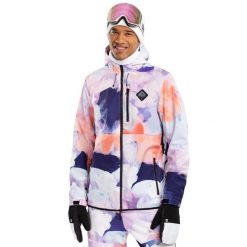 Kurtka snowboardowa męska W2 Chréa. Brązowe kurtki męskie SIROKO, m, bez wzorów, z materiału, z kapturem. Za 511.00 zł.