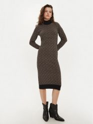 Vero Moda Sukienka dzianinowa Aria 10314462 Czarny Slim Fit. Czarne sukienki damskie Vero Moda, s, bez wzorów, z dzianiny, bez kołnierzyka, bez ramiączek. Za 139.99 zł.