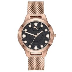 Zegarek sportowy damski Puma Reset P1009. Żółte, analogowe zegarki damskie Puma, złote. Za 359.00 zł.