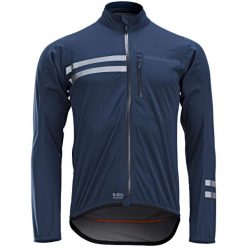 Kurtka przeciwdeszczowa na rower szosowy Van Rysel EDR. Brązowe kurtki męskie VAN RYSEL, s, bez wzorów, z materiału, sportowe, bez kaptura. Za 249.99 zł.