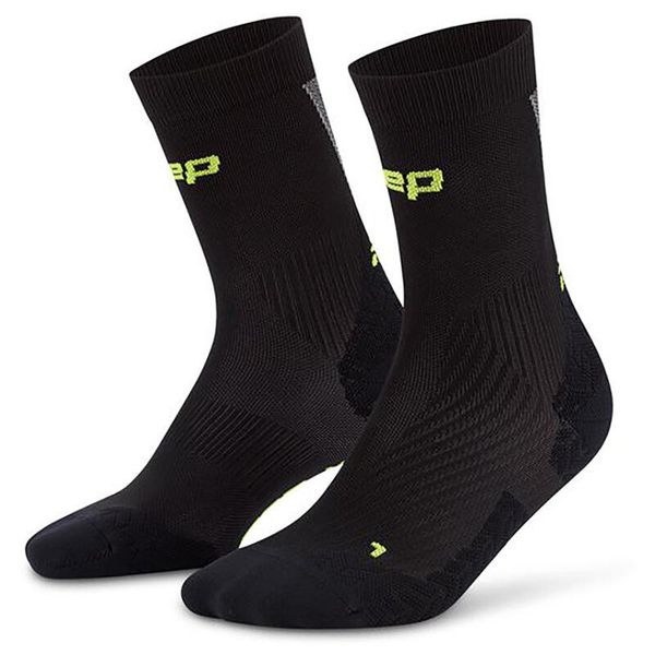 Skarpetki uciskowe do kostek CEP Compression Core Run Ultralight. Czarne skarpetki damskie CEP, bez wzorów, z materiału. Za 79.00 zł.