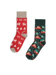 Lasocki Skarpety długie 2MB-004-AW23 (2-pack) Kolorowy. Skarpetki męskie Lasocki, bez wzorów, z materiału. Za 29.99 zł.