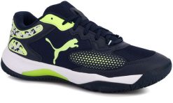 Męskie buty sportowe sneakersy granatowe PUMA SOLARCOURT. Niebieskie buty sportowe na co dzień męskie Puma, z materiału, bez zapięcia, na fitness i siłownię. Za 245.00 zł.
