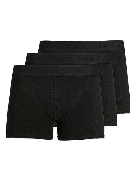 Jack & Jones Bokserki (3 pary) "Jacwaistband" w kolorze czarnym rozmiar: S. Czarne bokserki męskie Jack & Jones, bez wzorów. Za 104.95 zł.