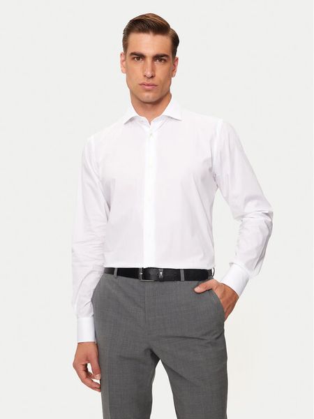 Liu Jo Koszula QXX011 T2662 Biały Regular Fit. Białe koszule męskie Liu Jo, m, bez wzorów, z bawełny, bez kołnierzyka, bez ramiączek. Za 199.99 zł.