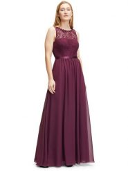 Vera Mont Sukienka w kolorze bordowym rozmiar: 38. Czerwone sukienki damskie Vera Mont, bez wzorów, z koronki, bez kołnierzyka, bez ramiączek, midi. Za 186.19 zł.