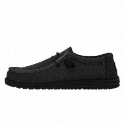 HeyDude Męskie Mokasyny Wally Sox. Czarne mokasyny męskie Hey dude, z materiału. Za 199.00 zł.