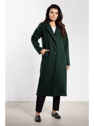 Awama Płaszcz w kolorze zielonym rozmiar: S. Zielone płaszcze damskie Awama, s, bez wzorów, z tkaniny. Za 239.99 zł.