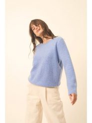 Just Cashmere Kaszmirowy sweter "Cetan" w kolorze błękitnym rozmiar: M. Niebieskie swetry klasyczne damskie Just Cashmere, m, z kaszmiru, bez kołnierzyka. Za 850.52 zł.