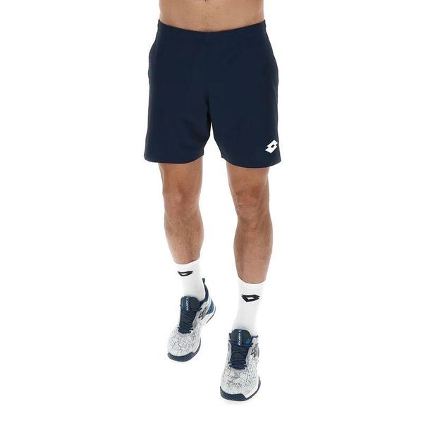 Spodenki tenisowe męskie Lotto Tech IV-D1 short 7. Niebieskie szorty męskie Lotto, bez wzorów, z elastanu, sportowe. Za 290.00 zł.