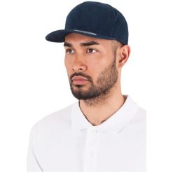 Czapka Flexfit bruhed cotton twill mid-profile. Niebieskie czapki męskie FLEXFIT, bez wzorów, z bawełny, eleganckie. Za 66.30 zł.
