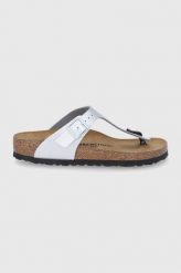 Birkenstock Gizeh BF Japonki damskie. Szare klapki damskie Birkenstock, bez wzorów, bez obcasa. Za 279.99 zł.