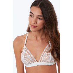 Etam - Biustonosz Elegante. Białe biustonosze Etam, bez wzorów, z koronki. W wyprzedaży za 89.90 zł.