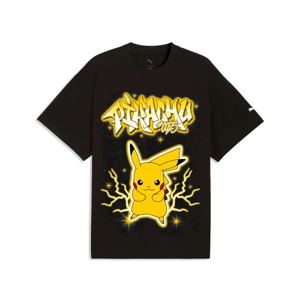 T-shirt Puma Pokemon X. Czarne t-shirty męskie Puma, l, bez wzorów, z materiału, bez kołnierzyka. Za 163.99 zł.