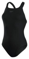 Damski jednoczęściowy kostium kąpielowy Speedo Eco+ Medalist. Czarne stroje jednoczęściowe damskie Speedo, l, bez wzorów, moda ciążowa. Za 179.99 zł.