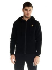 Bluza z kaptur na outdoor na co dzień. Czarne bluzy sportowe męskie LEONE 1947 APPAREL, xl. Za 168.36 zł.