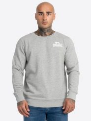 Bluza z okrągłym dekoltem Lonsdale Longridge. Szare bluzy z kapturem męskie Lonsdale, l, z bawełny. Za 211.50 zł.