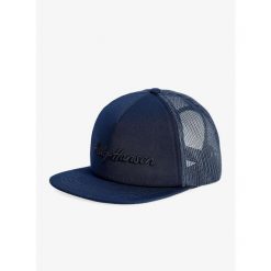Czapka z daszkiem Helly Hansen Flatbrim Trucker Cap - navy/navy. Niebieskie czapki męskie Helly Hansen, bez wzorów, sportowe. Za 119.99 zł.