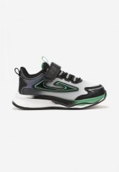 Czarno-Zielone Buty Sportowe Sneakersy na Grubszej Podeszwie na Rzep Erislo. Czarne sukienki niemowlęce Born2be, bez wzorów, z dzianiny, bez ramiączek. Za 99.99 zł.