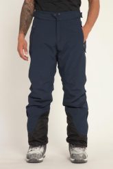 Męskie Spodnie narciarskie odzież narciarska krój maskujący brzuch. Niebieskia spodnie materiałowe męskie JAY-PI, bez wzorów, z elastanu, plus size. Za 679.99 zł.