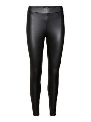 Vero Moda Legginsy "Gana" w kolorze czarnym rozmiar: XS/L32. Czarne legginsy damskie Vero Moda, l, bez wzorów, ze skóry. Za 105.45 zł.