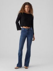 Vero Moda Sweter w kolorze czarnym rozmiar: M. Czarne swetry klasyczne damskie Vero Moda, m, z bawełny, bez kołnierzyka. Za 57.06 zł.