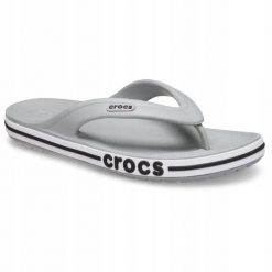 Japonki Dla Dorosłych Crocs Bayaband Flip. Szare klapki i japonki męskie Crocs, z materiału. Za 119.99 zł.