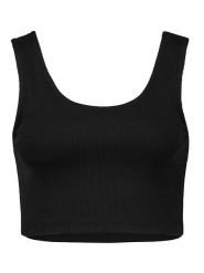 Eight2Nine Top w kolorze czarnym rozmiar: S. Czarne topy damskie Eight2Nine, s, bez wzorów, z bawełny, bez kołnierzyka. Za 34.95 zł.