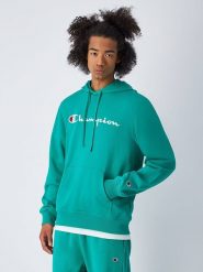 Champion Bluza w kolorze turkusowym rozmiar: S. Niebieskie bluzy z kapturem męskie CHAMPION, s. Za 87.40 zł.