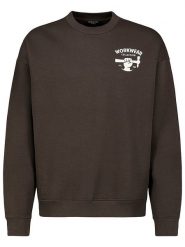 Sublevel Bluza w kolorze ciemnobrązowym rozmiar: M. Brązowe bluzy bez kaptura męskie Sublevel, m. Za 122.38 zł.