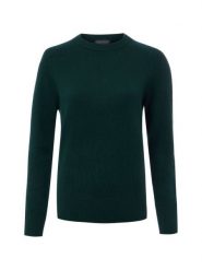 Franco Callegari Sweter z dzianiny merino Kobiety drobna dzianina zielony, XXL. Zielone swetry klasyczne damskie Franco Callegari, xxl, z dzianiny, bez kołnierzyka. Za 299.95 zł.