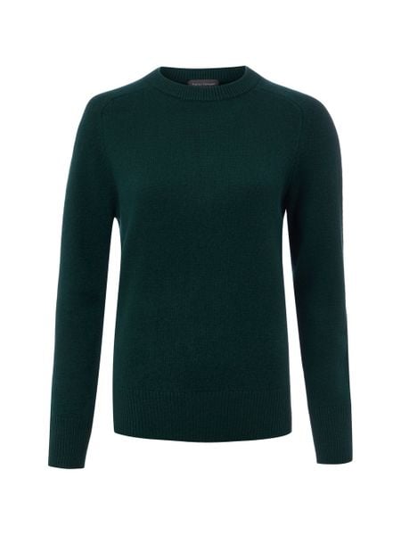 Franco Callegari Sweter z dzianiny merino Kobiety drobna dzianina zielony, XXL. Zielone swetry klasyczne damskie Franco Callegari, xxl, z dzianiny, bez kołnierzyka. Za 299.95 zł.