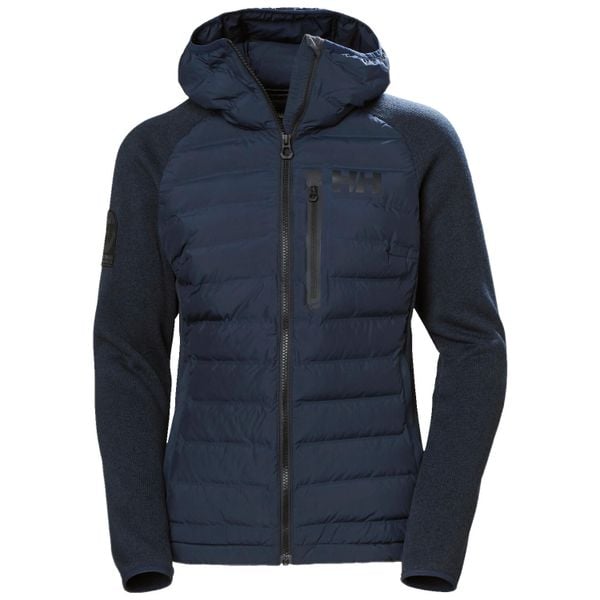 Kurtka izolacyjna dla kobiet Helly Hansen Arctic Ocean Hybrid. Niebieskie kurtki damskie Helly Hansen, xl, bez wzorów, z materiału, bez kaptura. Za 1,106.00 zł.