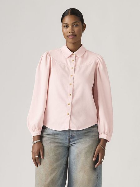 Levi's Bluzka "Journey" w kolorze jasnoróżowym rozmiar: L. Różowe bluzki damskie Levi's, l, bez wzorów, bez kołnierzyka, bez ramiączek. Za 166.32 zł.