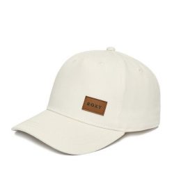 Czapka z daszkiem Roxy. Białe czapki z daszkiem damskie Roxy, bez wzorów. Za 49.99 zł.