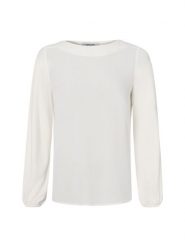 More & More koszulka typu bluzka Kobiety wiskoza biały, 44. Białe t-shirty damskie MORE & MORE, bez wzorów, z wiskozy, bez kołnierzyka. Za 279.95 zł.