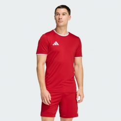 Koszulka Entrada26. Białe t-shirty sportowe męskie Adidas, xl, z dzianiny, bez ramiączek, do piłki nożnej, climacool (adidas). Za 79.95 zł.