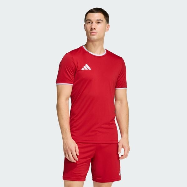 Koszulka Entrada26. Białe t-shirty sportowe męskie Adidas, xl, z dzianiny, bez ramiączek, do piłki nożnej, climacool (adidas). Za 79.95 zł.
