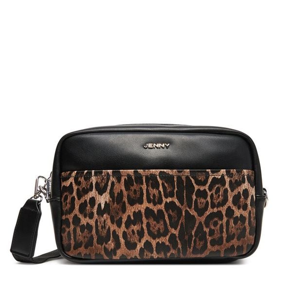 Torebka JENNY. Czarne listonoszki damskie Jenny, bez wzorów, bez dodatków. Za 129.99 zł.