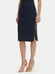 Rinascimento Spódnica ołówkowa CFC0127985003 Granatowy Slim Fit. Niebieskie spódniczki damskie RINASCIMENTO, m, bez wzorów, z syntetyku, ołówkowe. Za 379.99 zł.