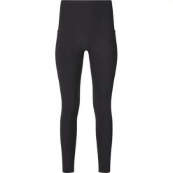Damskie legginsy Athlecia Fineley. Czarne legginsy damskie Athlecia, uniwersalny, bez wzorów, z materiału. Za 228.00 zł.