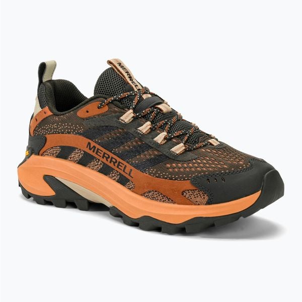 Buty turystyczne męskie Merrell Moab Speed 2. Szare buty trekkingowe męskie MERRELL, bez zapięcia, trekkingowe. Za 389.99 zł.