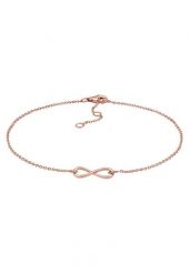 Elli Damska bransoletka na kostkę Infinity Elegant w srebrze 925 Sterling Silver Biżuteria dla stóp 1 ct Damski. Szara bransoletki damskie Elli, srebrne. Za 188.99 zł.