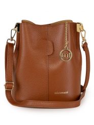 Mia Tomazzi Skórzana torebka "Vepra" w kolorze jasnobrązowym - 20 x 23 x 14 cm rozmiar: onesize. Brązowe torebki klasyczne damskie Mia Tomazzi, bez wzorów, z materiału, bez dodatków. Za 327.87 zł.