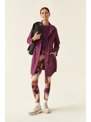 TATUUM Płaszcz przejściowy w kolorze ciemnofioletowym rozmiar: 38. Różowe płaszcze damskie Tatuum, bez wzorów. Za 258.52 zł.