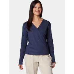 Koszulka Damska Columbia Boundless Days V-Neck. Niebieskie t-shirty damskie Columbia, xl, bez wzorów, bez kołnierzyka. Za 239.00 zł.